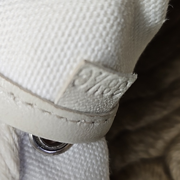 Gucci White Cream Ivory Leather Trim Canvas Espadrille Sneaker Shoe Sz. 38.5 - Picture 8 of 8